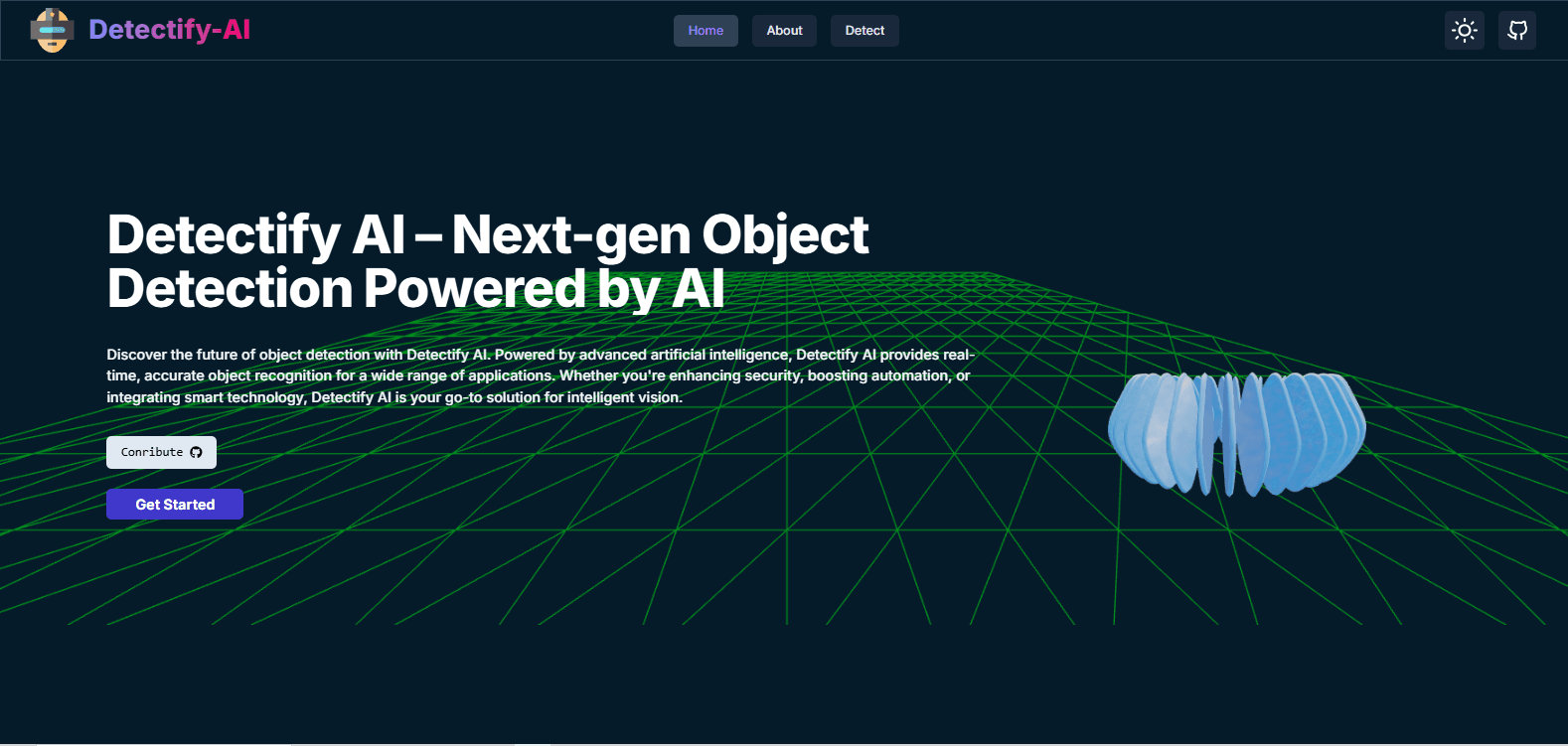 Project preview: Detectify-AI – Real-Time Object Detection Powered by AI 🎯🧠📷