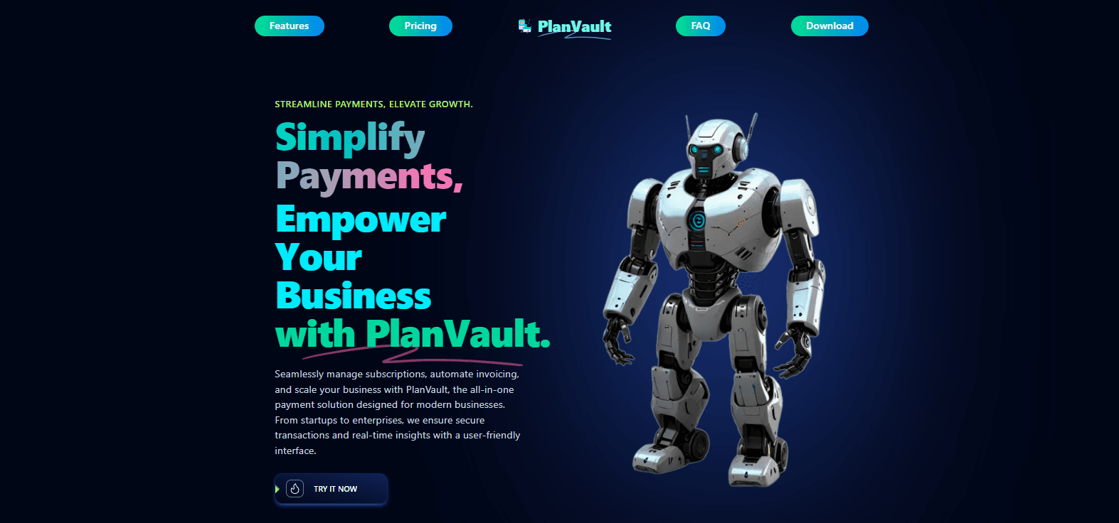 Project preview: PlanVault – Simplify Subscription Management & Payments 💼⚙️